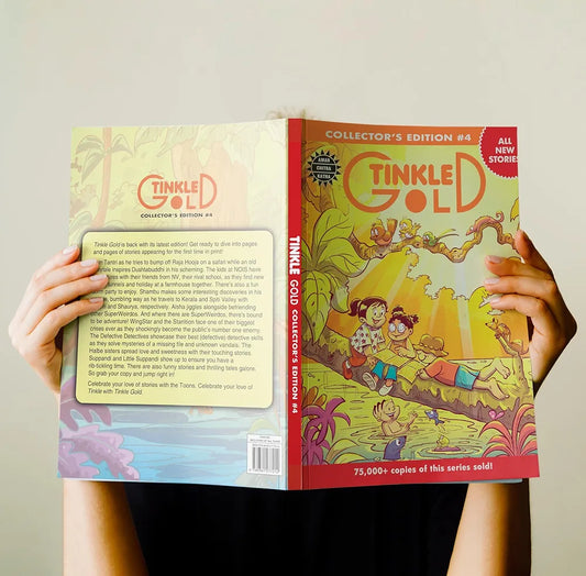 Tinkle Gold 4 | Classic Indian Comics for Kids | Story Books for Ages 5-10 | Fun and Educational | Bestselling Gift for Children | Tinkle Collection