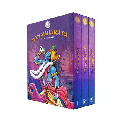 Mahabharata Comic Book Collection – 42 Illustrated Stories in 3 Volumes