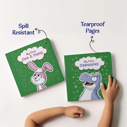 My First Learning  | Kids Board Books for Parts of the Body, Ways to Travel , Expressions, Opposites & One-Many | ... Age 0-3 Years 