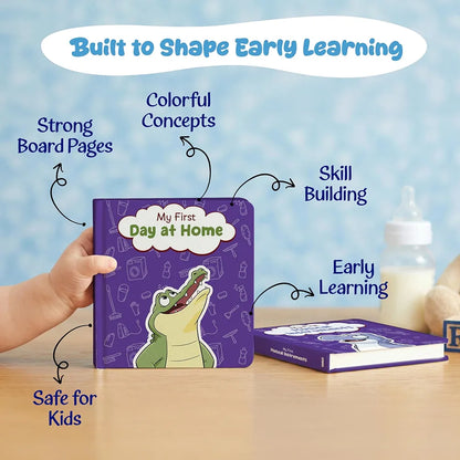 My First Learning  | Kids Board Books for Jobs, Musical Instruments, Sounds, Day in the Park & Day at Home | Interactive ... Age 0-3 Years 