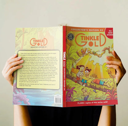 Tinkle Gold 4 | Classic Indian Comics for Kids | Story Books for Ages 5-10 | Fun and Educational | Bestselling Gift for Children | Tinkle Collection