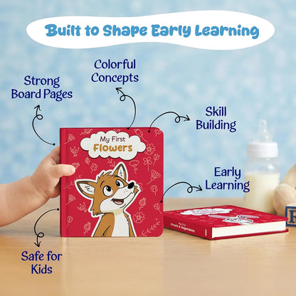 My First Learning  | Kids Board Books for Wild Animals, Animals & Their Babies, Birds, Fruits, Vegetables & Foods | Educational ... Age 0-3 Years 