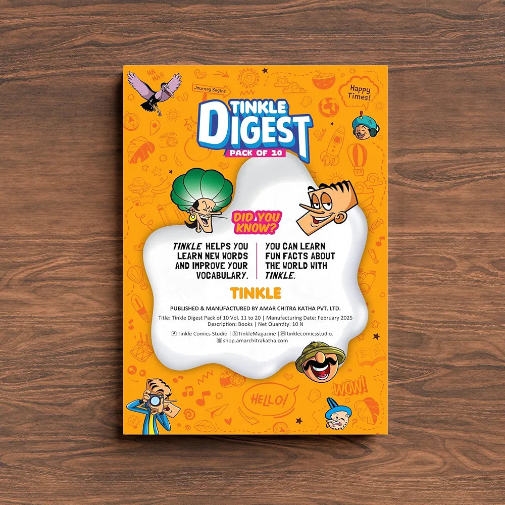 Tinkle Digest Collection, Volumes 11-20, Comic Books with Suppandi and Shikari Shambu Stories