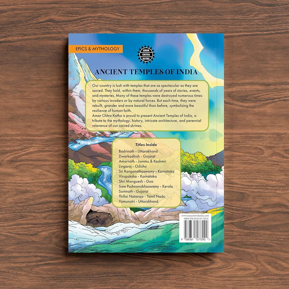 Ancient Temples of India | Badrinath | Amarnath | Somnath | Virupaksha | Indian Mythology, History & Folktales | Childrens Comic Books | Amar Chitra Katha