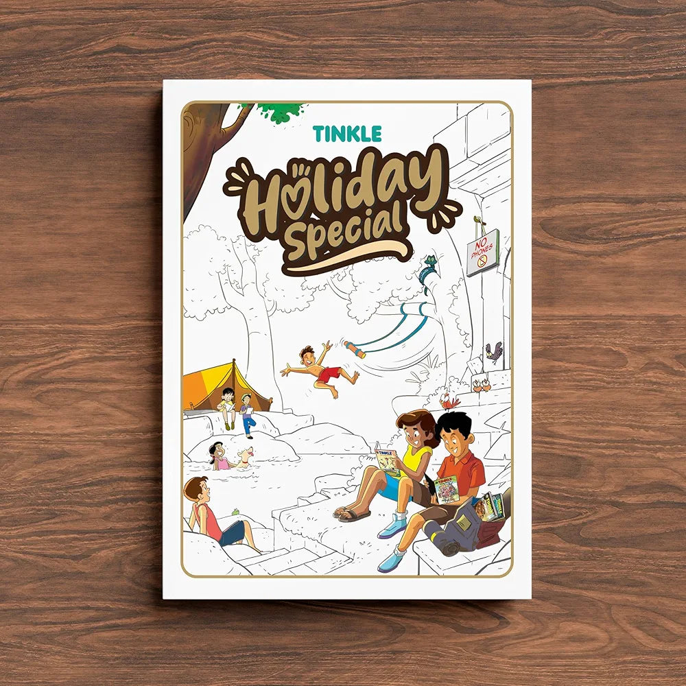 Tinkle Holiday Special Comic Book Collection, Pack of 6 Stories, Featuring Suppandi, Tantri, Shambu Characters, Illustrated Adventures for Kids 