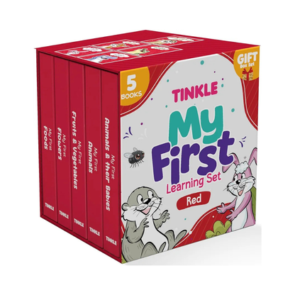 My First Learning | Pack of 5 Books | Red