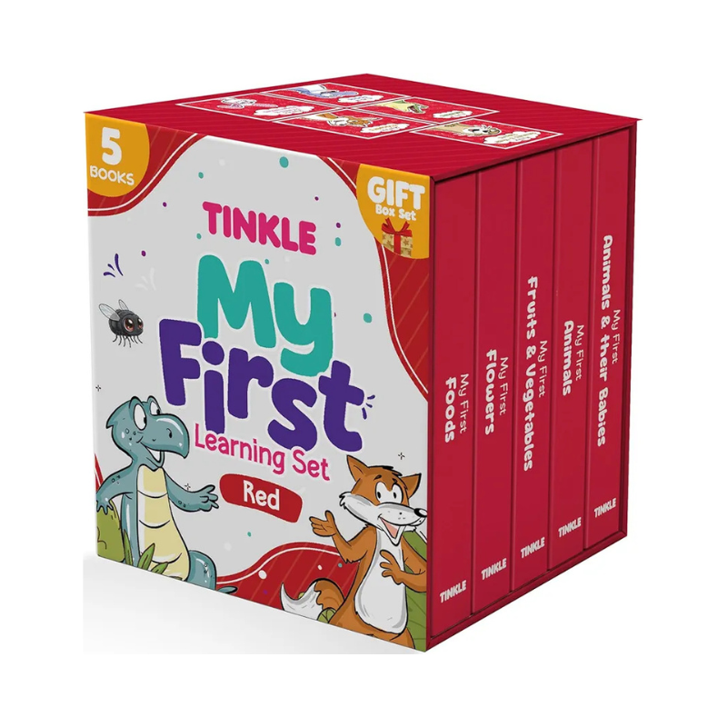My First Learning | Pack of 5 Books | Red
